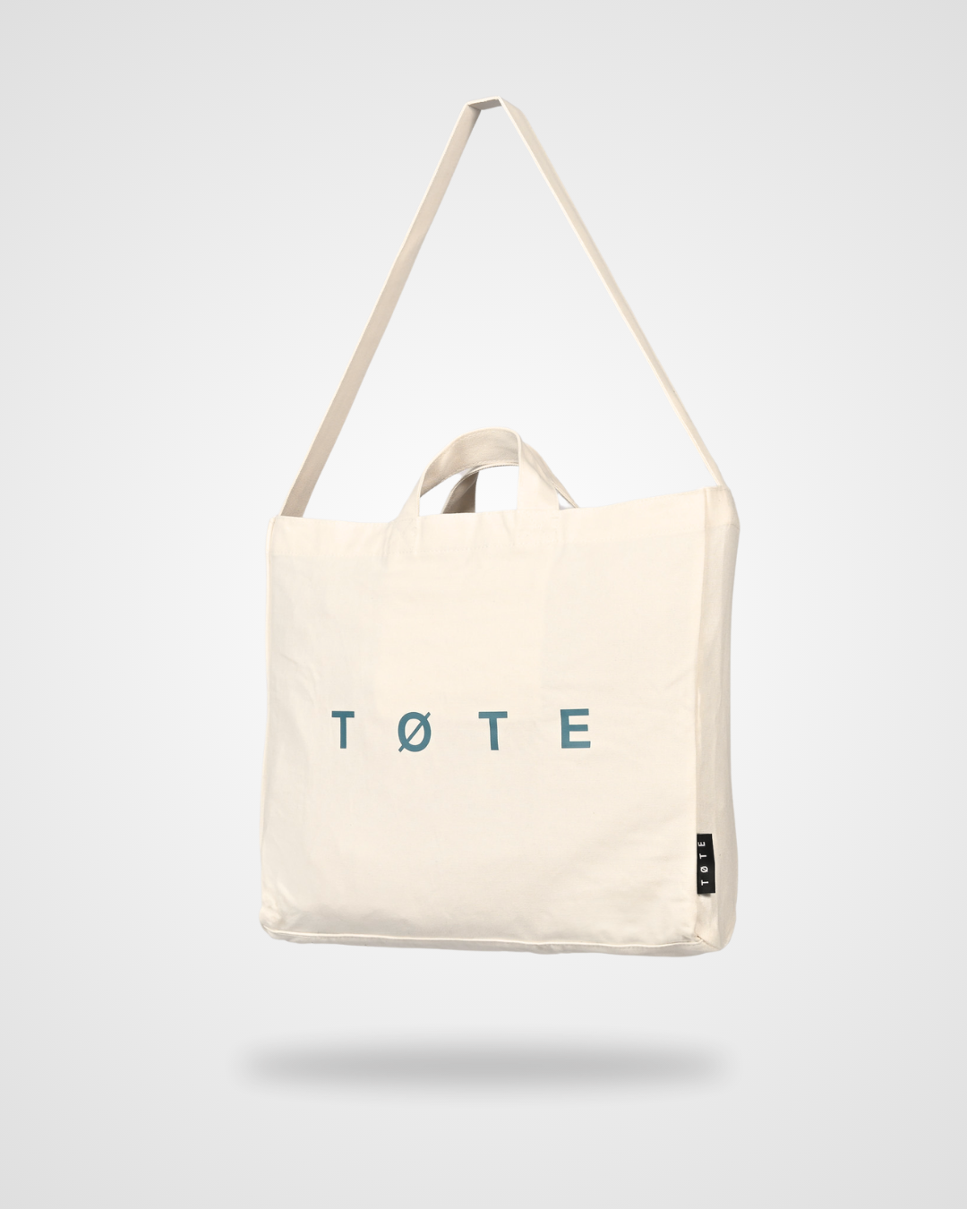 Off White/Blue TØTE Bag