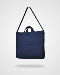 Navy Blue TØTE Bag | Stitched