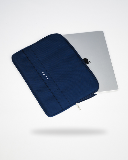 Navy Blue Laptop Sleeve