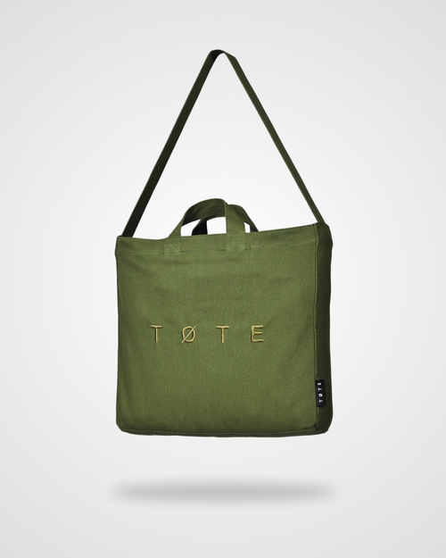 Khaki Green TØTE Bag | Stitched