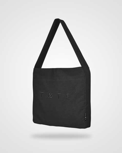 Wide-Strap TØTE Bag | Black