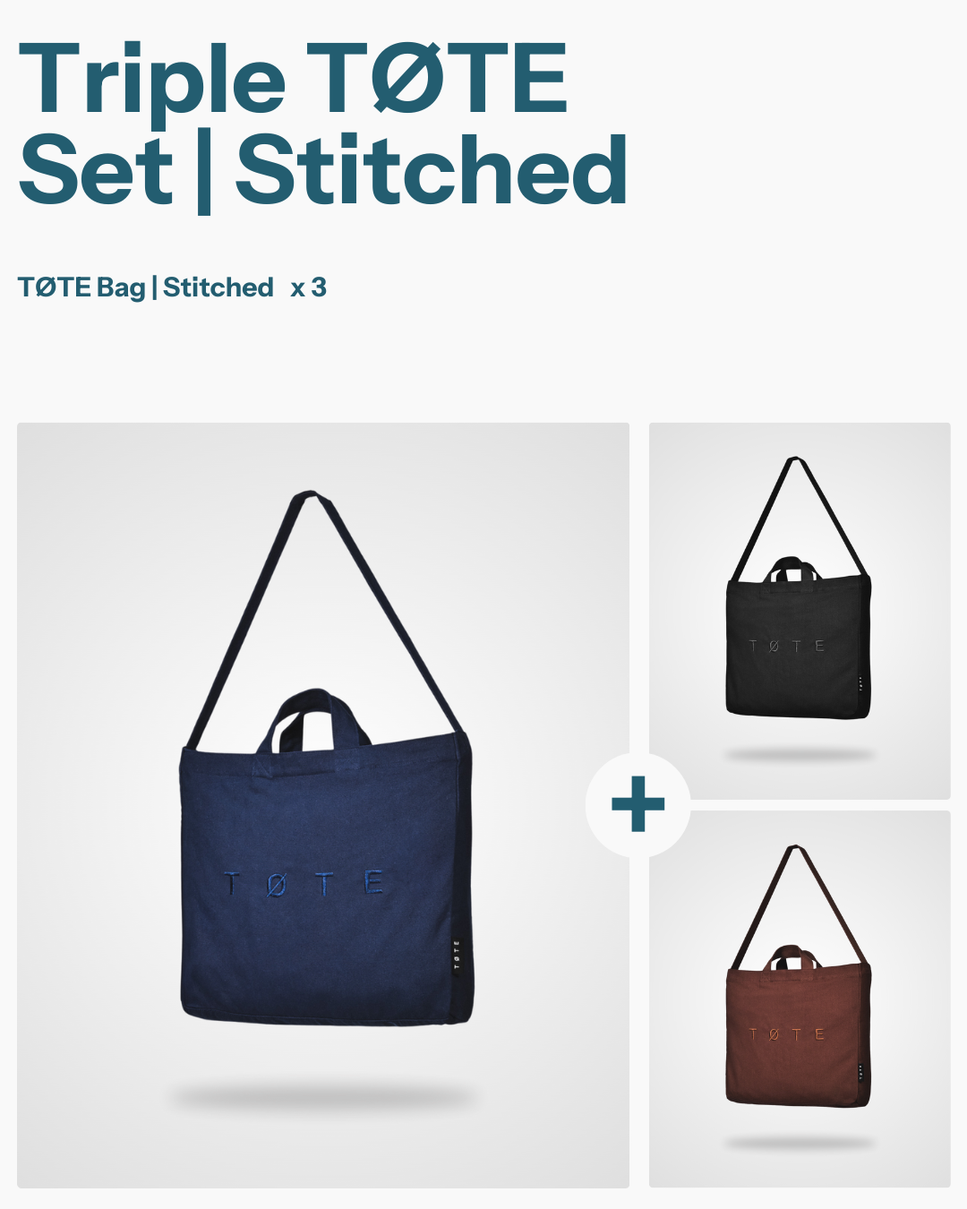 Set TØTE triplo | Cucito