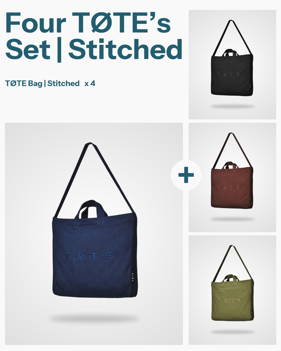 Set di quattro TØTE | Cucito