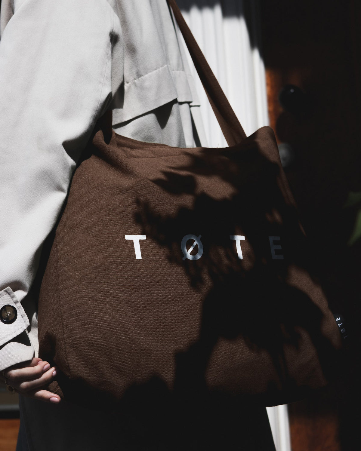 Navy Blue TOTE Bag material detail