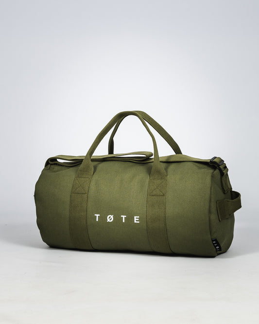 Khaki Green Duffel Bag