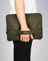 Khakigrüne Laptoptasche 16"
