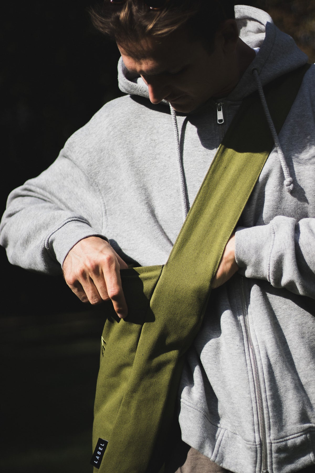 Wide-Strap TØTE Bag | Verde kaki