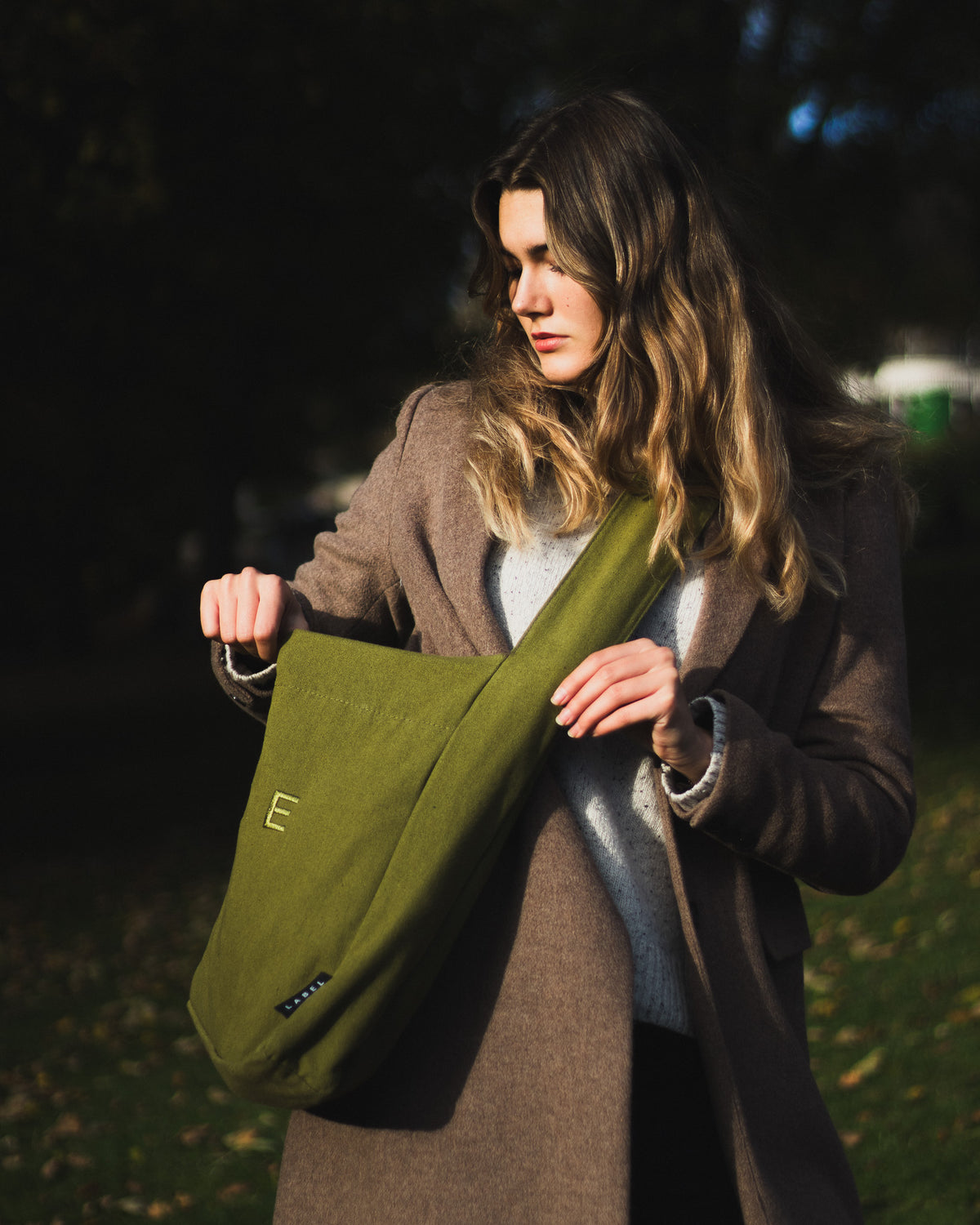 Wide-Strap TØTE Bag | Verde kaki