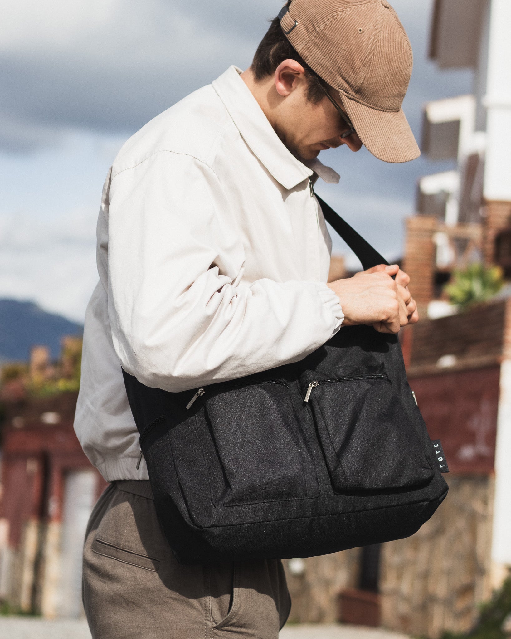 Zipper Bag | Black – TØTE