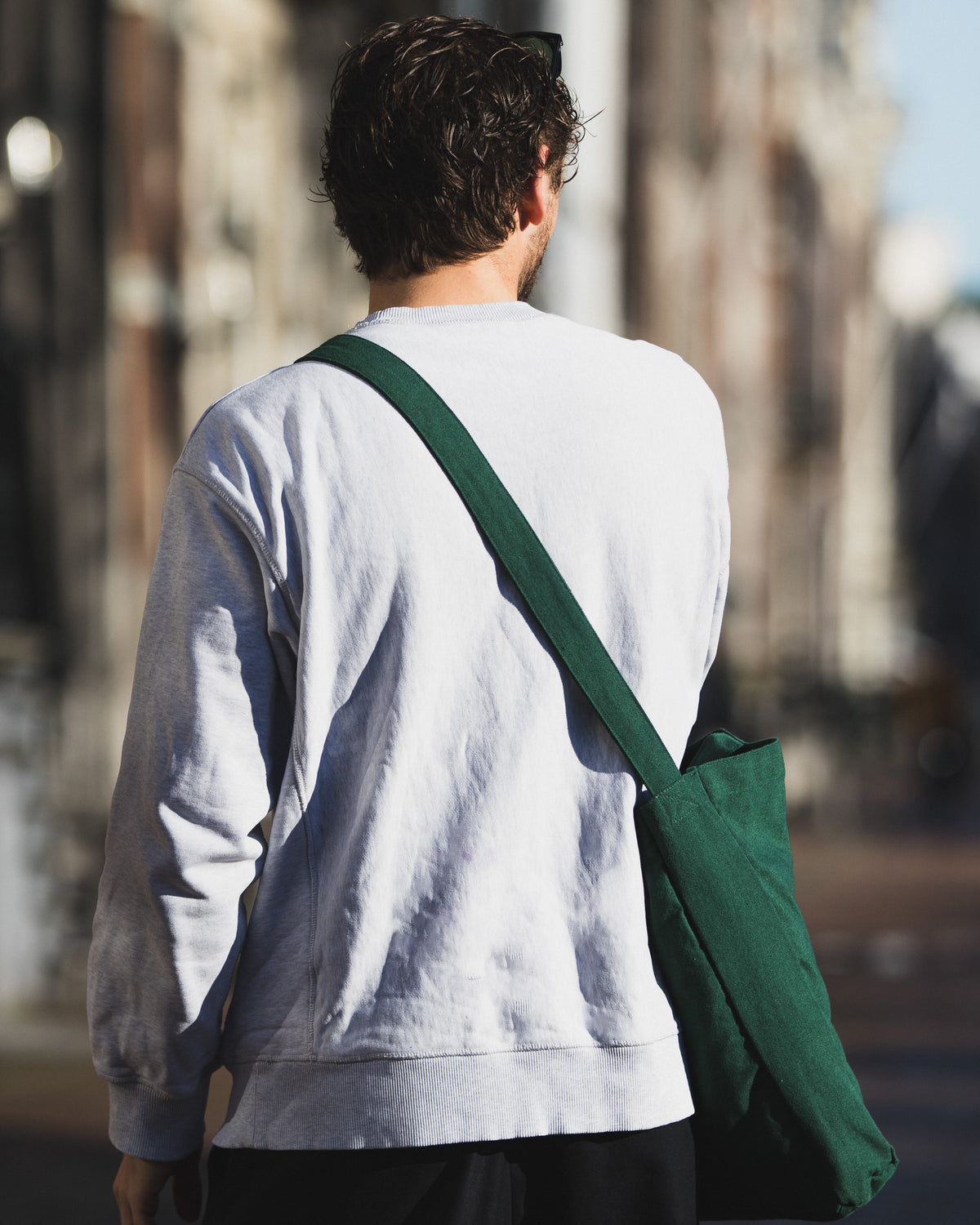 Dark Green TØTE Bag | Stitched