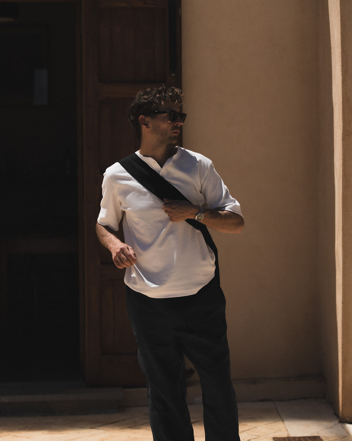 Wide-Strap TØTE Bag | Negro