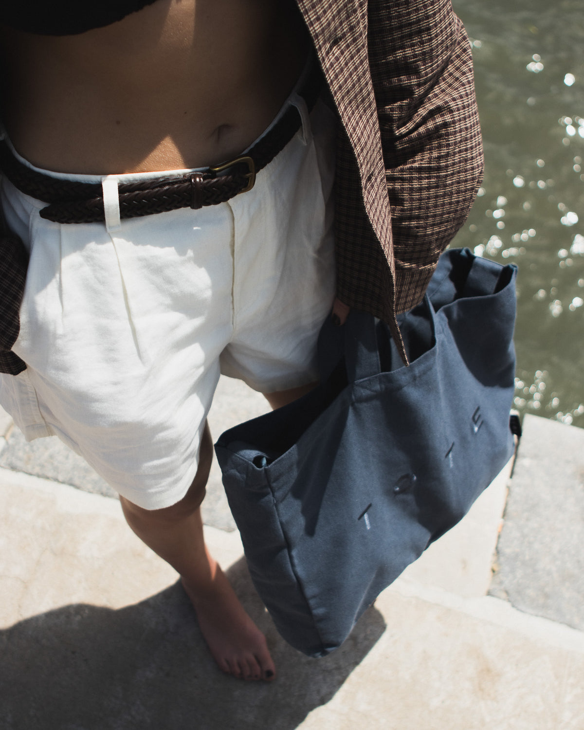 Stone Blue TØTE Bag | Stitched