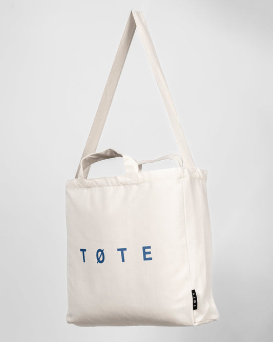 Off White/Blue TØTE Bag-tote bag-TØTE