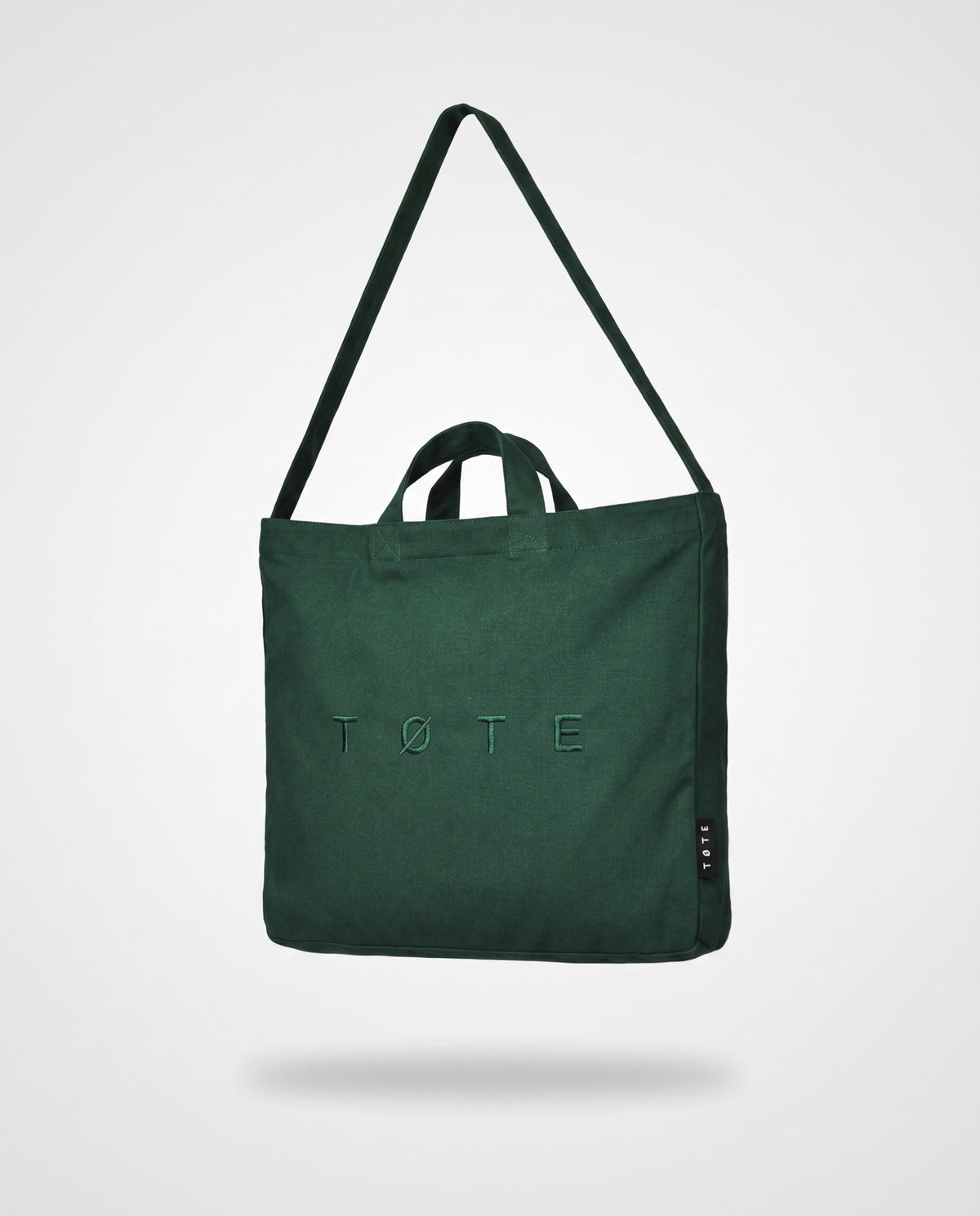 Dark Green TØTE Bag | Stitched