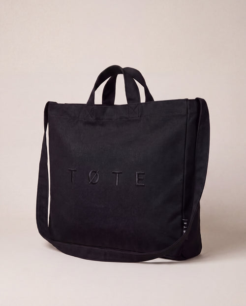Black TØTE Bag | Stitched