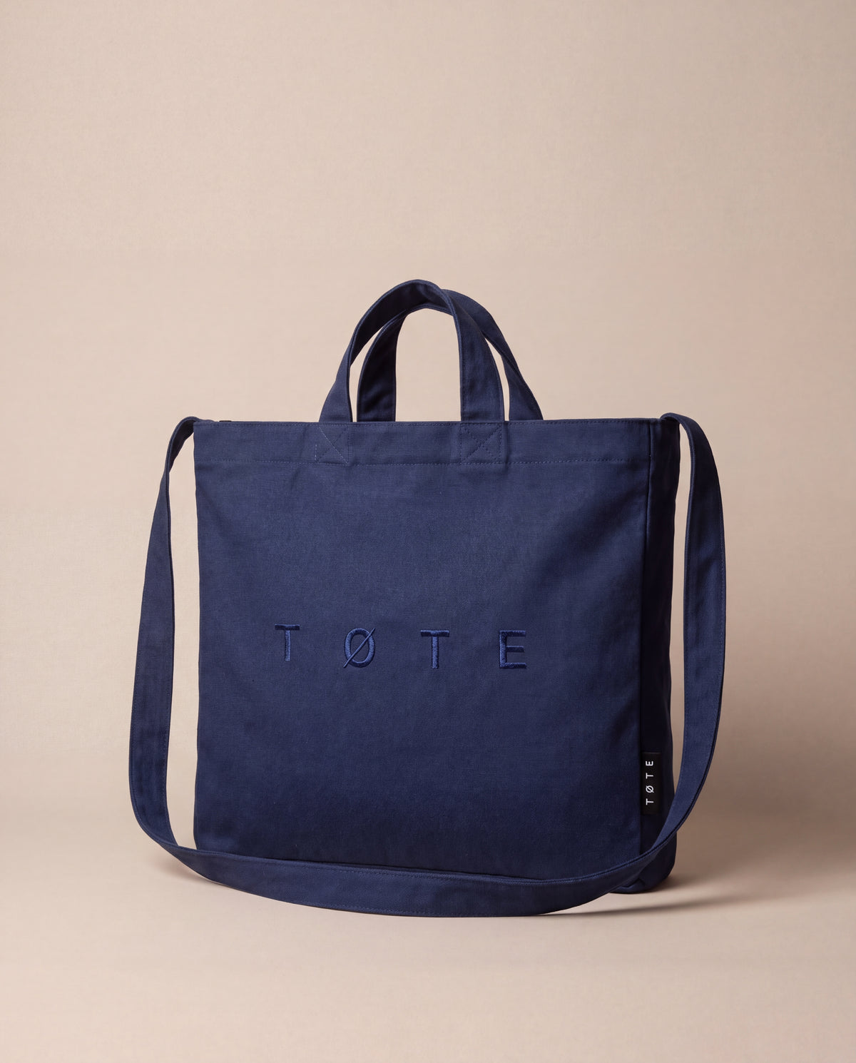 Navy Blue TØTE Bag | Stitched